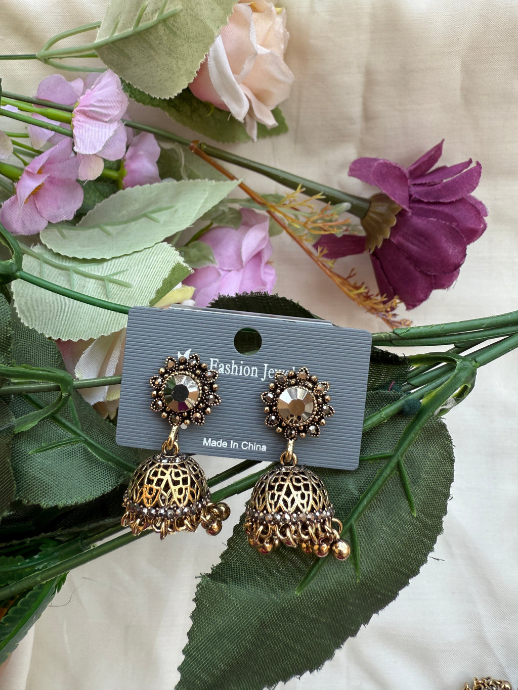 High Quality CZ Stone Jhumka