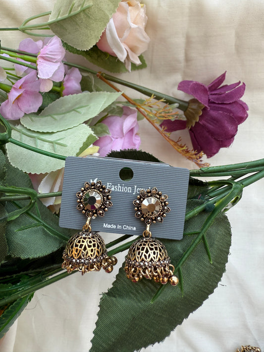 High Quality CZ Stone Jhumka