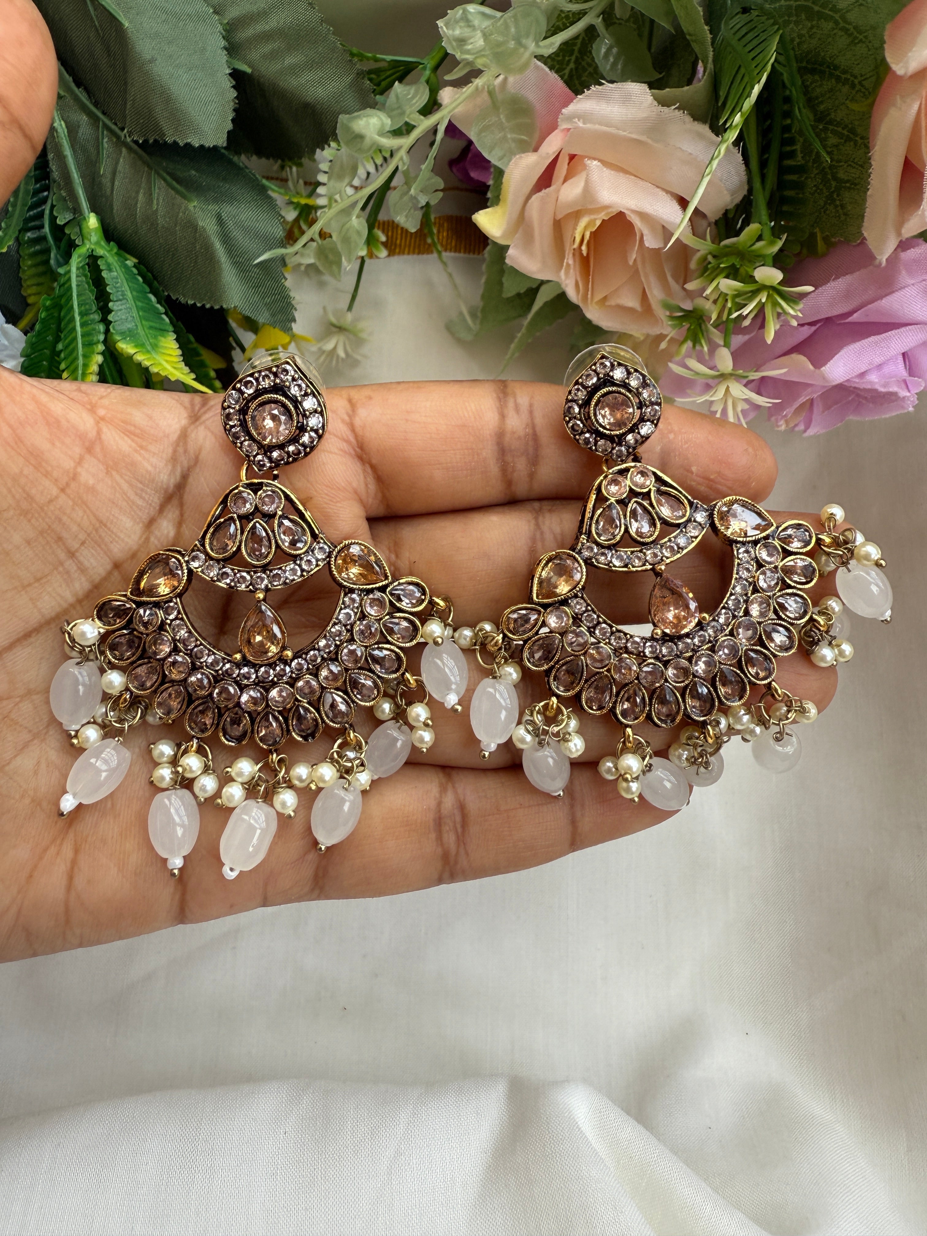 Premium Festive Stone Dangler Earrings