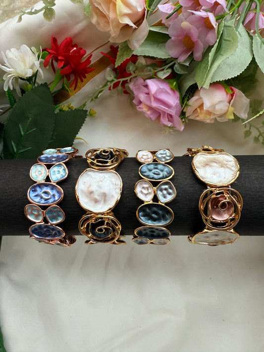 Premium Enamel Painted Elastic Bracelets