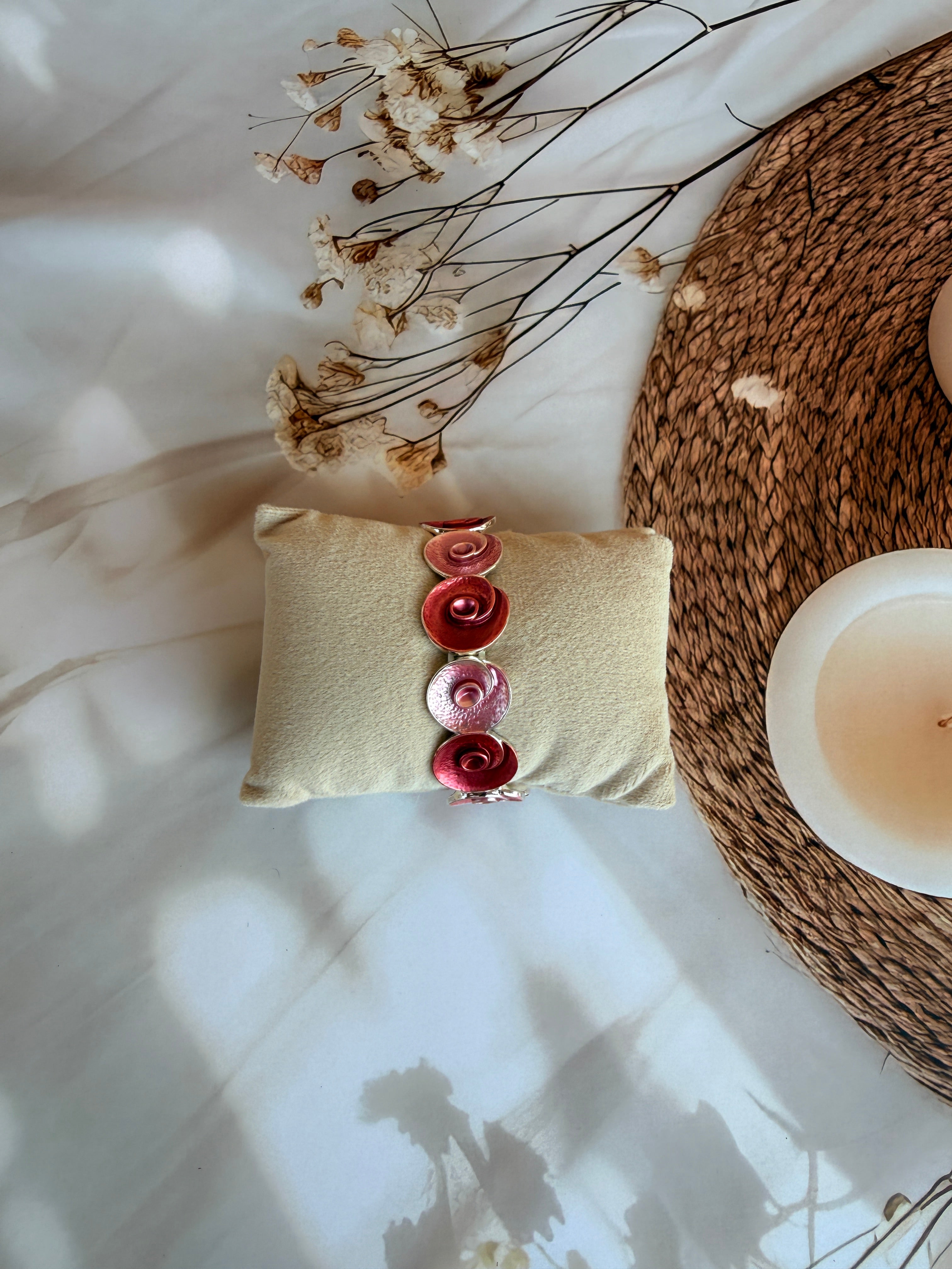 Fiber Elastic Bracelets with Enamel Paint – One Size Fits All