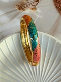 Meenakari Enamel Cuff Bangles – One Size