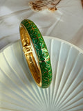 Meenakari Enamel Cuff Bangles – One Size